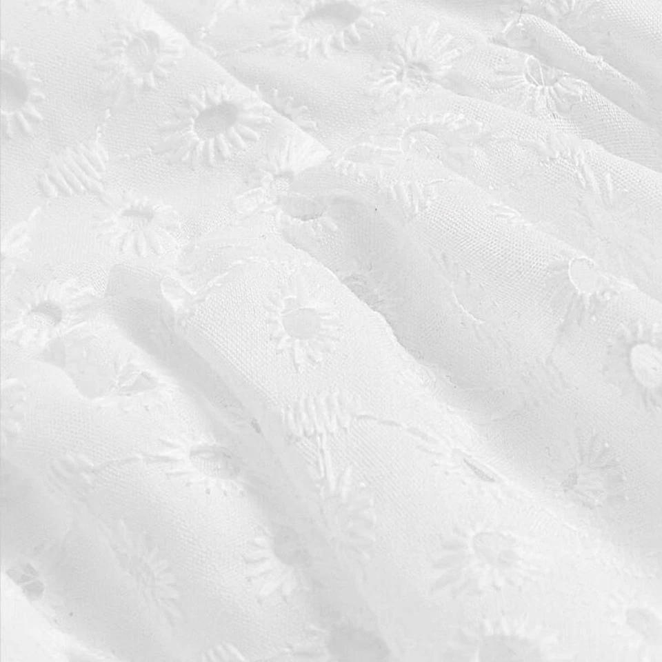 Mameluco manga abullonada corsé cuello corazón bordado con ojales blancos talla L Foto 4 de 4