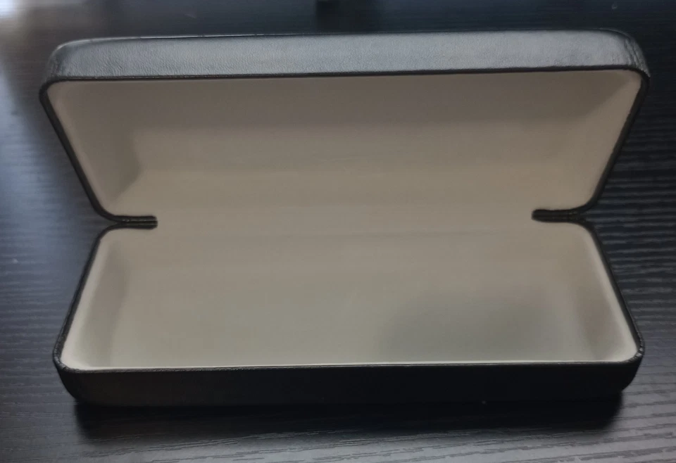 Completed Diamond Art Eyeglass Case - Orange Cartoon Cat With Pink Flower - Image 2 of 2