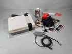 Vintage 1985 Nintendo NES-001 Video Game Console w/ Zapper + Max Controllers etc