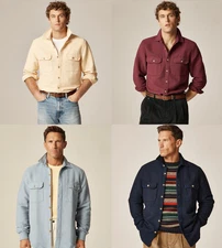 SALE! Jcrew Heavyweight chamois workshirt in Japanese cotton, 100% AUTHENTIC,New