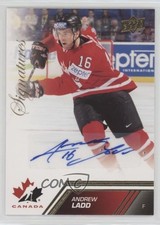 2013 Upper Deck Team Canada Gold Signatures Andrew Ladd #7 Auto 0o5t