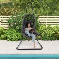 Hammock Chair Stand Adjustable Swing Chair Stand Metal Frame