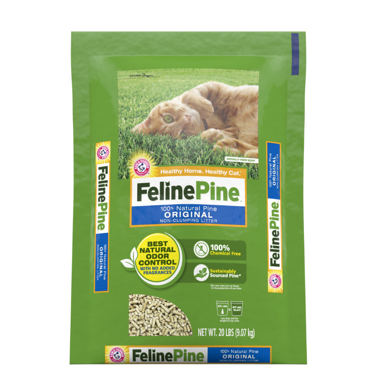 Feline Fresh Natural Pine Cat Litter, 20 lb. Free shipping