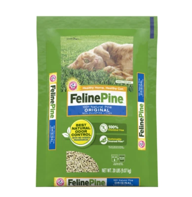 FELINE PINE Feline Fresh Natural Pine Cat Litter, 20 lb. Free shipping