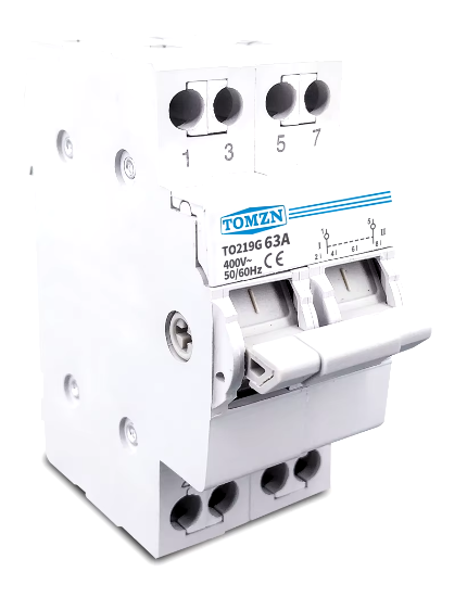 TOMZN 2P MTS Dual Power Manual Transfer Switch Interlock Circuit