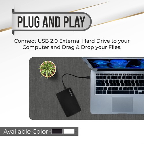 Disque Dur Externe Portable 500Go avec USB 2.0 Transfert de données Ultra Rap... - Photo 5/7