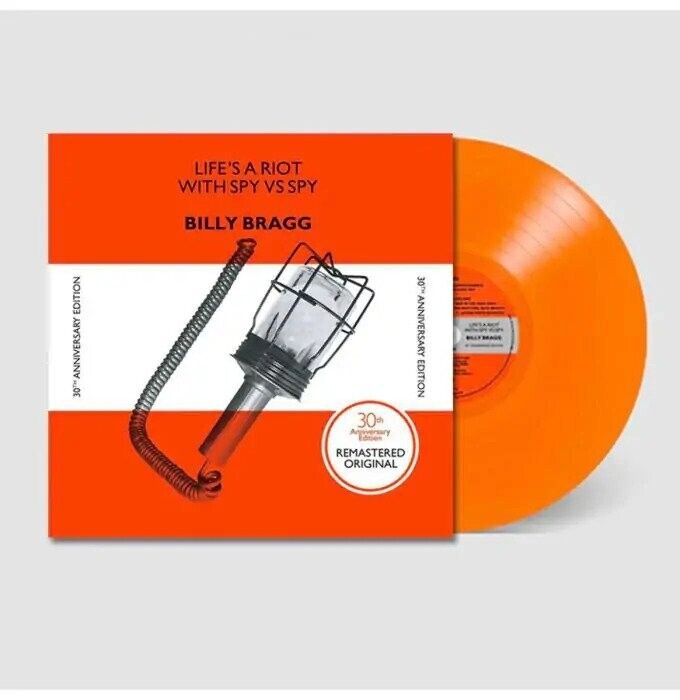 Billy Bragg Life's A Riot With Spy Vs Spy Vinyl Orange 30th Anniversary 2022 RSD