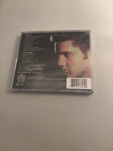 ELVIS BY ELVIS PRESLEY CD THE KING ROCK AND ROLL MUSIC WITH SIX BONUS TRACKS NEW - Picture 2 of 2