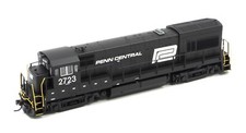 Atlas Master Silver HO Scale Penn Central U23B PC 2723 - DC - DCC Ready