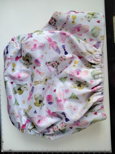 Baba And Boo Colourful Teddy Bears Adjustable Nappy New - Picture 2 of 6