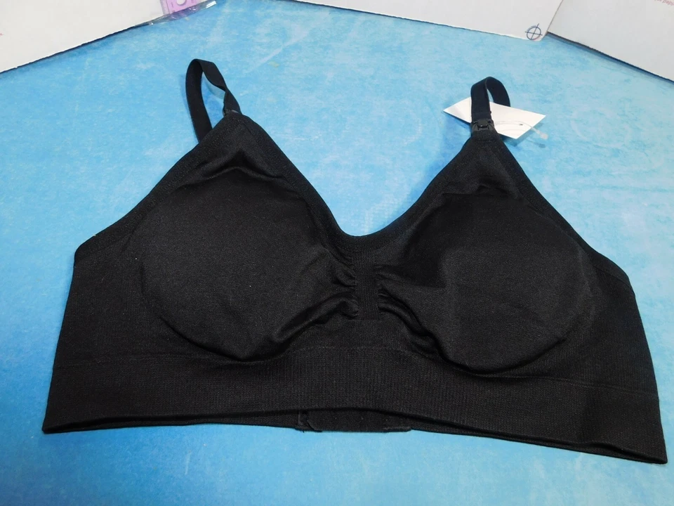 Motherhood seamless clip-down nursing bra 98422-01 black sz M NEW - Image 4 of 4