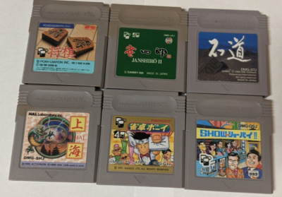 Nintendo Game Boy Lot of 6 - Shanghai & Table Games - Ncx54 Nintendo Game Boy Lot of 6 - Shanghai & Table Games - Ncx54