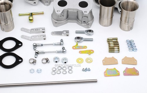 TOYOTA 20R DUAL 45 DCOE-ECON CONVERSION KIT MANIFOLD,LINKAGE, K776-ECON - Bild 3 von 7