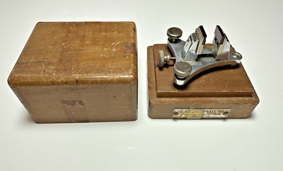 Vintage C&E Marshall WATCH-CRAFT Watchmaker  Poising Tool Mini Vise Jeweler