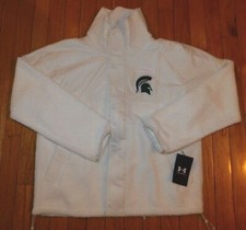 Michigan State Spartans Under Armour Mission Boucle Jacket/Swacket Ladies NWT