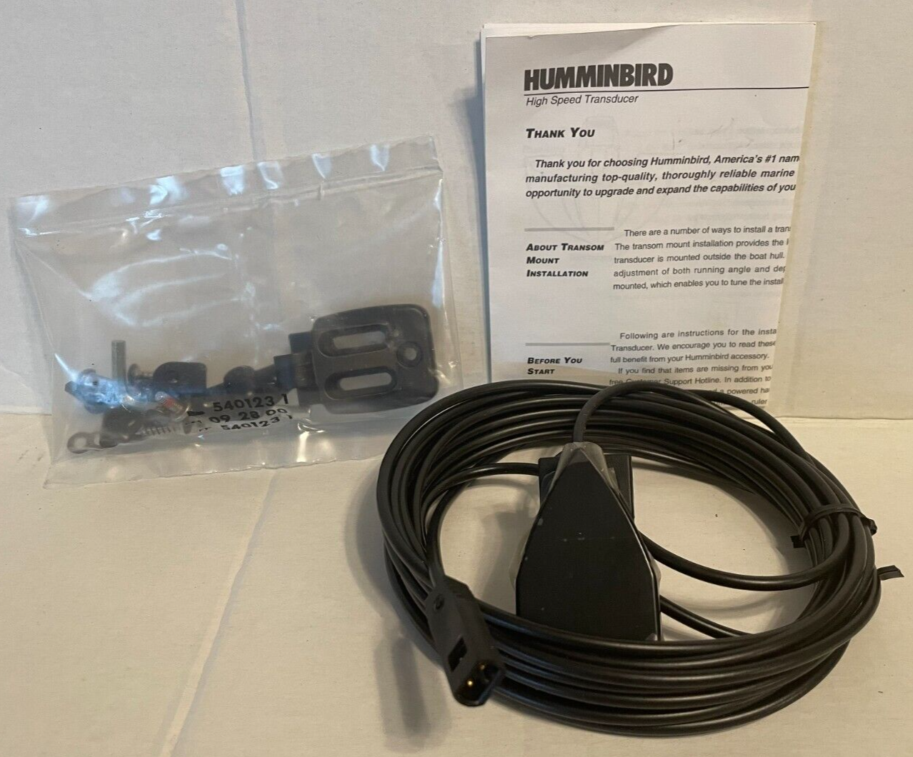 NOS Humminbird Transducer XHS624 WIDE 100, 128, 100SX, Other?? with