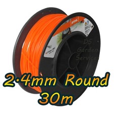 30m of Genuine STIHL 2.4mm ROUND Brushcutter Strimmer Trimmer Cord Line Wire 0.67 per metre