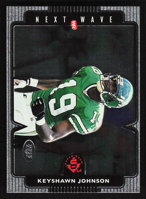 1998 Upper Deck UD3 #129 Keyshawn Johnson NExt Wave Silver Card