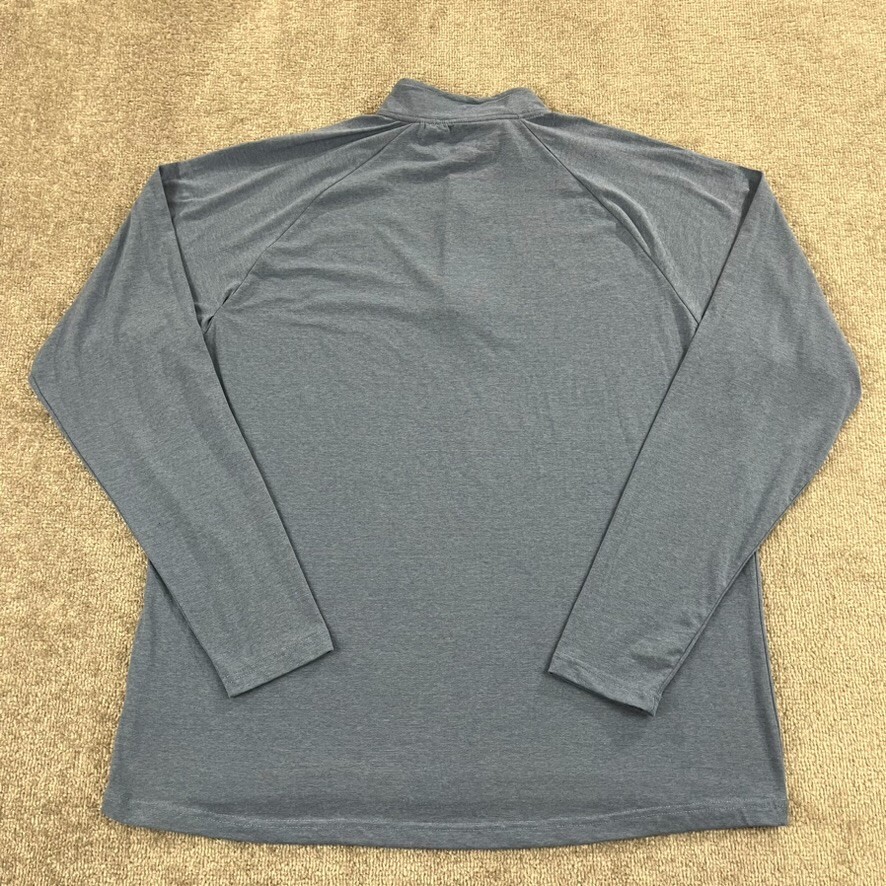 CUFFYS Cape Cod Pullover Men Extra Large Blue 1/4… - image 7