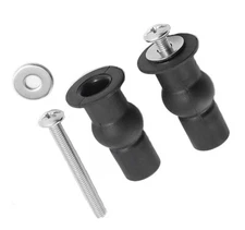 Toilet Seat Hinge Screws, Toilet Seat Hinges Blind Hole fixings Expanding Rubber