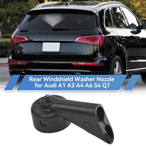 Rear Wiper Washer Nozzle Spray Jet Sprayer Black 8E9955985 For Audi A3 A4 A6 Q7 - Picture 2 of 10