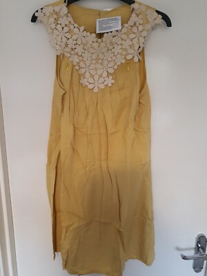 Mothers En Vogue Bloem Umstands Stillkleid Gr. S Wiese Gold