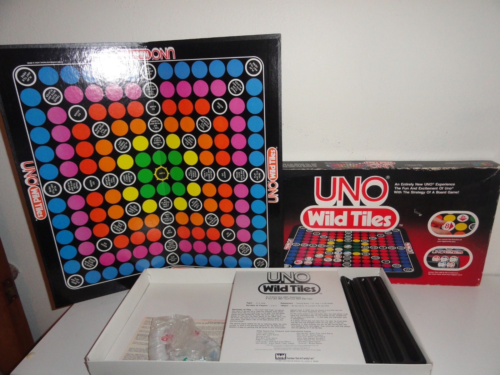 UNO WILD TILES BOARD GAME eBay
