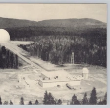 Bell Telephone System's Earth Station at Andover, ME 1960s Vintage Postcard UNP