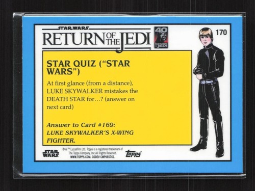 Gamorrean Guard 2023 Topps Sapphire Return Of The Jedi # 170 - Picture 2 of 2
