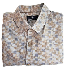 Hart Schaffner Marx Men's Size XL Short Sleeve Button Up Shirt