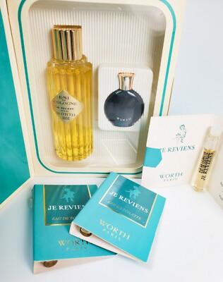 JE REVIENS By Worth Paris -Eau De Cologne, Perfume, EDT Sample
