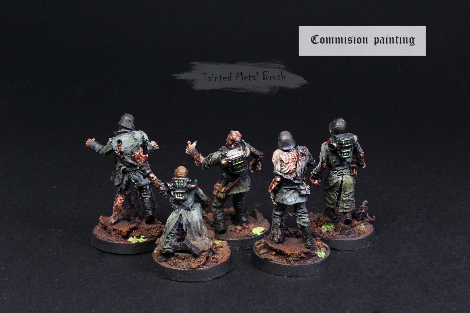 Warhammer 40k poxwalkers/ Puppetswar zombie korps painting eBay