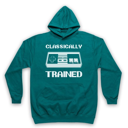 KLASSISCH TRAINIERTES INOFFIZIELLES VIDEOSPIEL NES RETRO ERWACHSENE UNISEX HOODIE