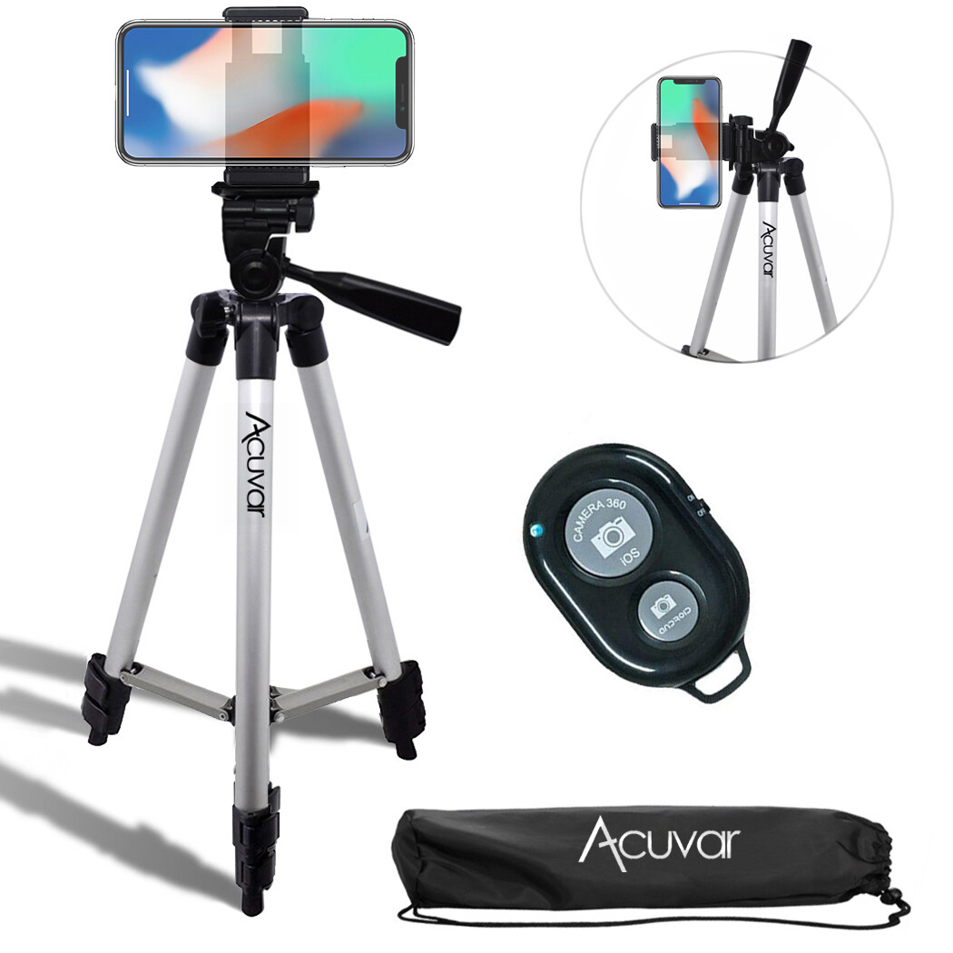 Professional Camera Phone Holder Tripod for Smartphone iPhone Samsung + Remote