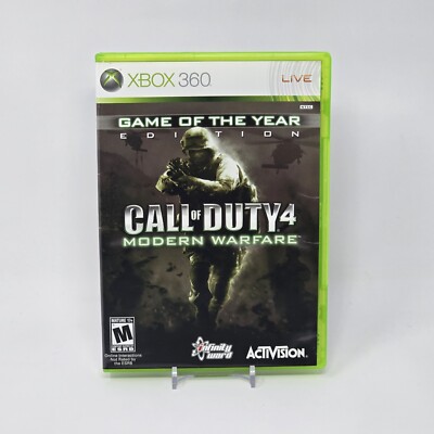 Call of Duty 4: Modern Warfare Game of the Year Edition (Xbox 360) CIB COMPLETE