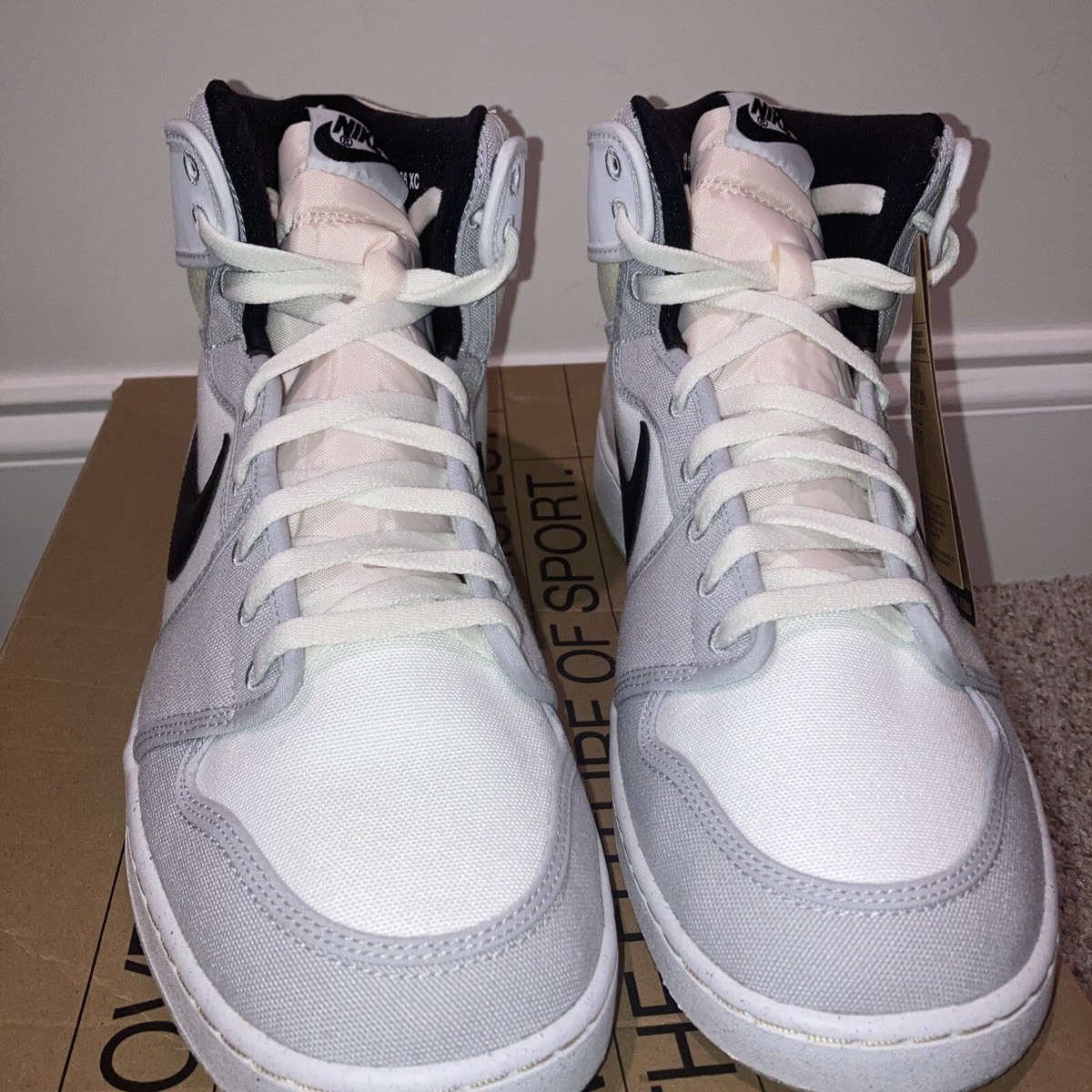 シューズ(男性用) NIKE Air Jordan 1 KO 'Grey Fog' Size 12 - Air Jordan 1 KO High Grey Fog *Box Is Beat Up