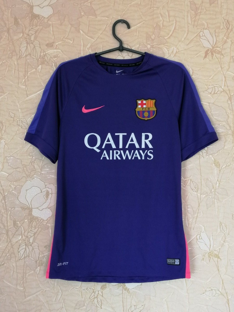 Barcelona 2015 Mens training football shirt jersey camiseta Nike