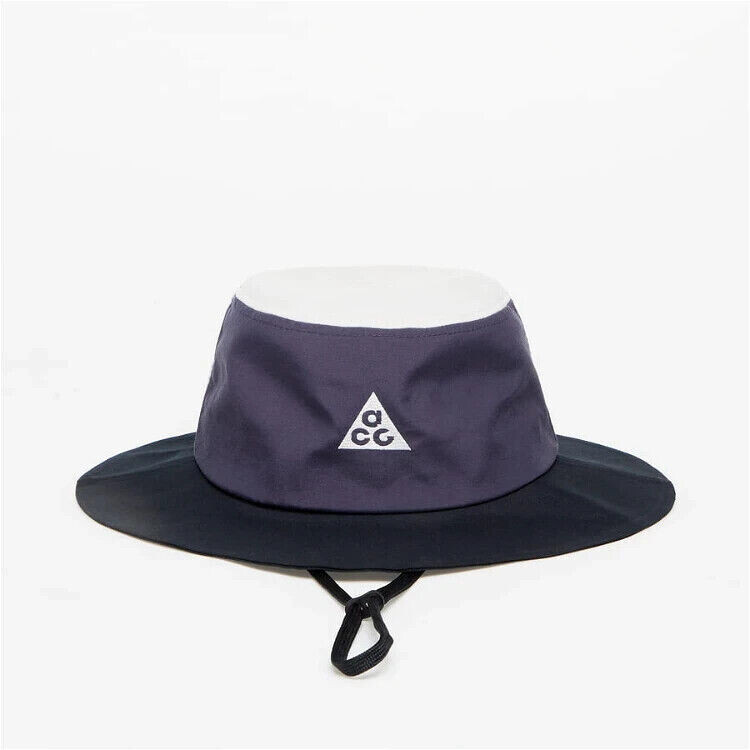 Nike ACG Bucket Hat Size S/M Gridiron Black Cobalt Bliss