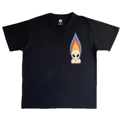 Alien Workshop Shirt Herren XL schwarz Torch Skateboards Kurzarm Tee Skater T