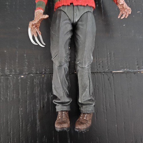 Freddy Krueger Multi-jointed Figurine Classic Striped Shirt - As Is Condition - Picture 4 of 10