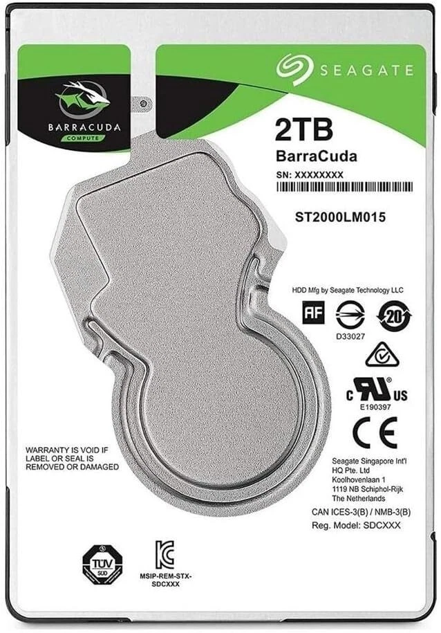 Seagate Mobile 2TB 2.5 in. 128MB Cache SATA 6Gb/s  HDD Slim (ST2000LM007) - Image 3 of 4