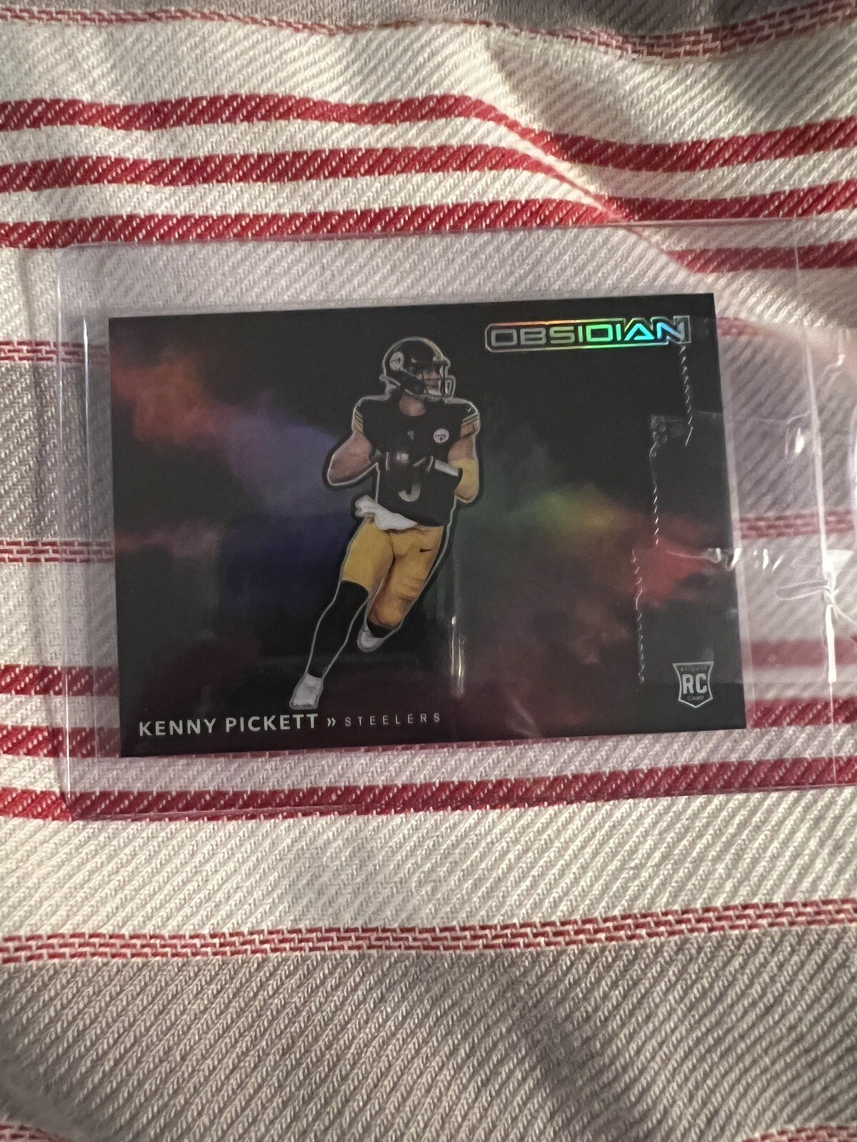 2022 Panini Obsidian Kenny Pickett Colorblast SSP ***MINT CONDITION****