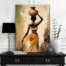 American national  Framed Canvas Stretched Ready to Hang 50x40 Home decor Gift.