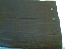 BROWN WITH TAUPE SHADOW STRIPED KING SIZE PILLOW SHAMS BEAUTIFUL