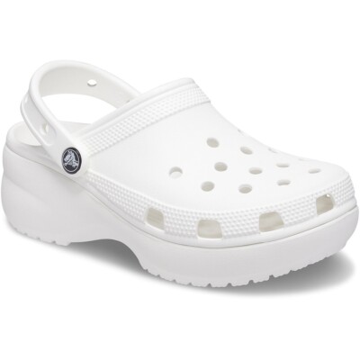 Crocs Classic Plateau Clog 206750 (100 White) (83E Papaya) (001 Black)