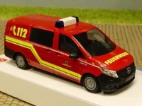 1/87 Busch Mb Vito Feuerwehr Dortmund Wach-Lkw 51146-001