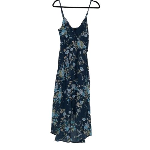 As You Wish Womens Spaghetti Strap High-low V-Neck Demure Fairy Core Dress XS