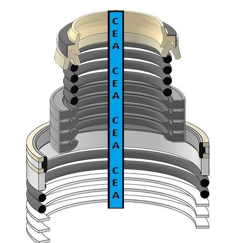 707-98-36700 Boom Cylinder Seal Kit Fits Komatsu PC78MR-6 PC78US-6 - 第 1/1 張圖片