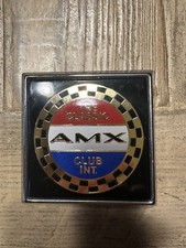 Vintage Classic Amx Club International Grille Badge