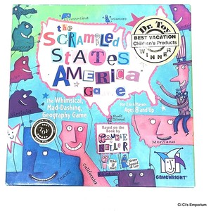 Gamewright the scrambled states of America Game (759751005054)